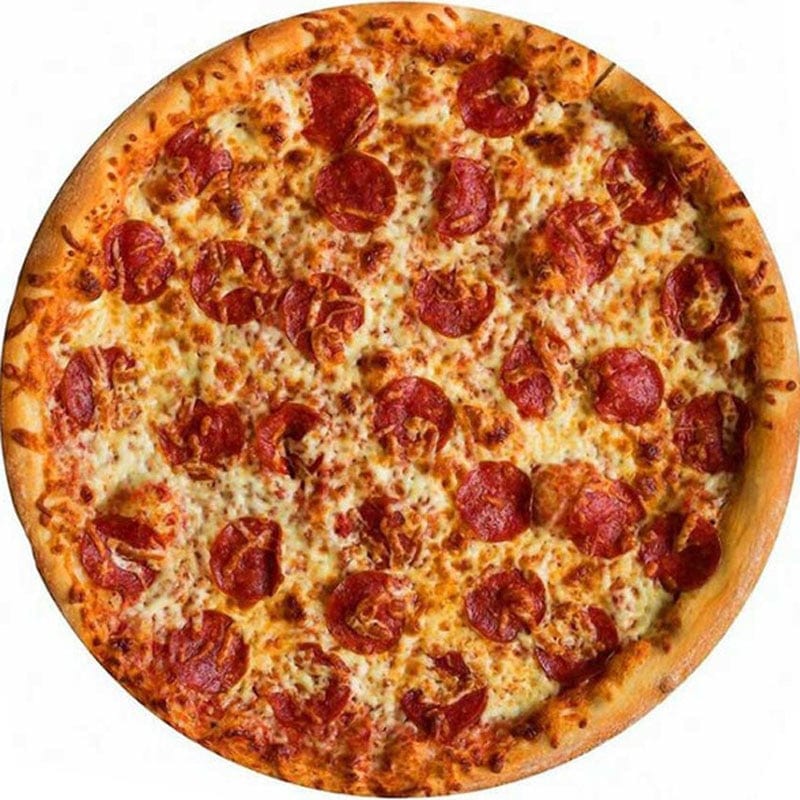 Plaid rond drôle - Pizza Chorizo – KOSYPLAID