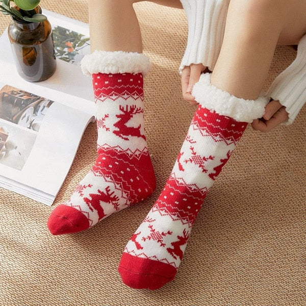 Chausson chaussette de noël - Lutin rouge – KOSYPLAID